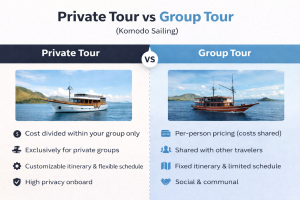 Private Tour vs Group Tour in Komodo