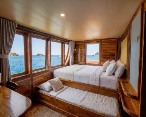 Coral Cabin Naturalia Phinisi Boat Komodo Dreamland Tour 1